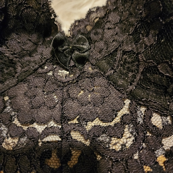 VINTAGE VICTORIAS SECRET 2ND SKIN ANIMAL PRINT MIRACLE BRA DRESS/SLIP 36C - Picture 7 of 16